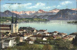 11820026 Luzern LU Panorama Vierwaldstaettersee Alpen Luzern - Andere & Zonder Classificatie