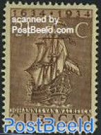 Netherlands Antilles 1934 21c, Johannes Van Walbeeck, Stamp Out Of Set, Unused (hinged), Transport - Ships And Boats - Barcos