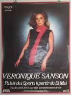 Affiche Originale De "Véronique SANSON" Spectacle Palais Des Sports De 1981 - Plakate & Poster