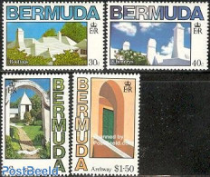 Bermuda 1985 Architecture 4v, Mint NH, Art - Architecture - Bermudas