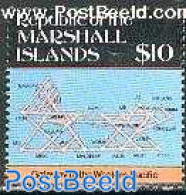 Marshall Islands 1987 Island Map 1v, Mint NH, Various - Maps - Geography