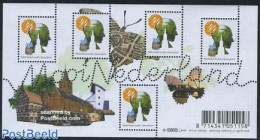 Netherlands 2008 Beautiful Holland, Amersfoort S/s, Mint NH, Nature - Butterflies - Unused Stamps