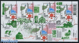 Netherlands 2009 Beautifull Holland, Roosendaal S/s, Mint NH, Nature - Sport - Transport - Birds - Roses - Cycling - R.. - Ungebraucht