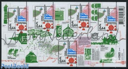 Netherlands 2009 Beautifull Holland, Roosendaal S/s, Mint NH, Nature - Sport - Transport - Birds - Roses - Cycling - R.. - Ongebruikt