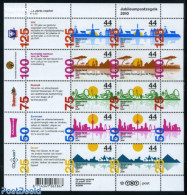 Netherlands 2010 Jubilees 2x5v M/s, Mint NH, Nature - Sport - Transport - Various - Animals (others & Mixed) - Camels .. - Unused Stamps