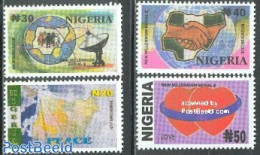 Nigeria 2002 New Millennium 4v, Mint NH, Science - Various - Telecommunication - New Year - Telekom