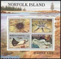 Norfolk Island 1986 Marine Life S/s, Mint NH, Nature - Fish - Shells & Crustaceans - Vissen