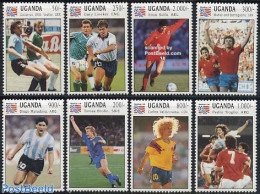 Uganda 1993 World Cup Football 8v, Mint NH, Sport - Football - Sonstige & Ohne Zuordnung