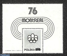 Poland 1976 Olympic Games S/s Blackprint, Mint NH, Sport - Olympic Games - Nuevos