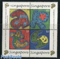 Singapore 2001 Art Festival 4v [+], Mint NH - Sonstige & Ohne Zuordnung