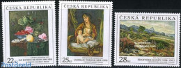 Czech Republic 2006 Paintings 3v, Mint NH, Nature - Fruit - Art - Paintings - Other & Unclassified