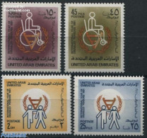 United Arab Emirates 1981 Year Of Disabled People 4v, Mint NH, Health - Disabled Persons - Int. Year Of Disabled Peopl.. - Handicaps