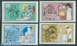Germany, Federal Republic 1986 Youth, Professions 4v, Mint NH, Health - Bread & Baking - Food & Drink - Health - Unused Stamps