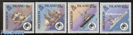 Ascension 1988 Australian Colonisation 4v, Mint NH, Transport - Ships And Boats - Schiffe