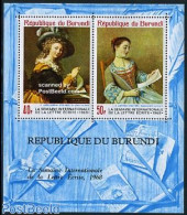 Burundi 1968 Int. Letter Week S/s, Mint NH, Art - Paintings - Autres & Non Classés