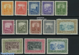 Colombia 1948 Airmail Definitives 13v, Mint NH, Transport - Ships And Boats - Schiffe