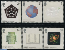 Great Britain 2001 Nobel Prize Centenary 6v, Mint NH, History - Science - Various - Nobel Prize Winners - Chemistry & .. - Ongebruikt