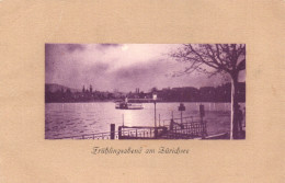 ZURICH, ZURICHSEE, LAKE, ARCHITECTURE, SHIP, MOON, SWITZERLAND, POSTCARD - Autres & Non Classés