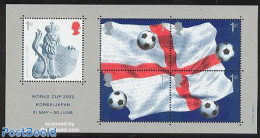 Great Britain 2002 World Football Games S/s, Mint NH, History - Sport - Coat Of Arms - Football - Ongebruikt