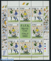 Ireland 1990 World Cup Football M/s, Mint NH, Sport - Football - Sport (other And Mixed) - Nuovi