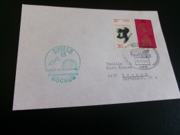 BELLE ENVELOPPE TIMBREE  JO SAPPORO 1972  "CACHETS APOLLO 15  A BOCHUM" .. - Europa