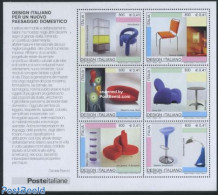 Italy 2001 Italian Design 6v M/s, Mint NH, Art - Art & Antique Objects - Industrial Design - Andere & Zonder Classificatie