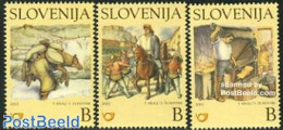 Slovenia 2002 Martin Krpan 3v, Mint NH - Slowenien