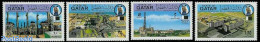 Qatar 1980 9 Years Independence 4v, Mint NH, Science - Chemistry & Chemists - Mining - Chimie