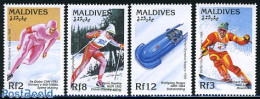 Maldives 1997 Olympic Winter Games 4v, Mint NH, Sport - Olympic Winter Games - Skating - Maldiven (1965-...)