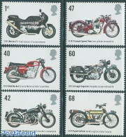 Great Britain 2005 Motor Cycles 6v, Mint NH, Transport - Motorcycles - Nuevos