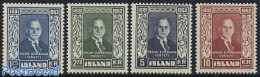 Iceland 1952 Sveinn Bjornsson 4v, Unused (hinged), History - Politicians - Neufs