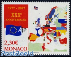 Monaco 2006 European Academy Of Philately 1v, Mint NH, History - Various - Europa Hang-on Issues - Philately - Maps - Unused Stamps