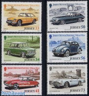 Jersey 2005 Motor Festival, Classic Cars 6v, Mint NH, Transport - Various - Automobiles - Lighthouses & Safety At Sea .. - Cars