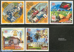 Cuba 2003 Cigar Industry 5v, Mint NH, Various - Stamps On Stamps - Agriculture - Maps - Money On Stamps - Ongebruikt