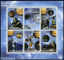 Guinea Bissau 2009 Astronomy 4v M/s, Mint NH, Science - Astronomy - Astrologie