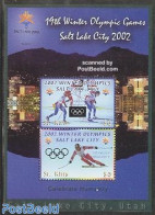 Saint Kitts/Nevis 2002 Salt Lake City S/s, Mint NH, Sport - Olympic Winter Games - Skiing - Sci