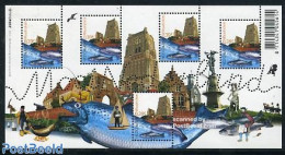 Netherlands 2006 Beautiful Holland, Woudrichem S/s, Mint NH, Nature - Religion - Sport - Transport - Various - Cats - .. - Ungebraucht