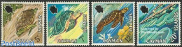 Cayman Islands 1971 Water Turtles 4v, Mint NH, Nature - Reptiles - Turtles - Iles Caïmans