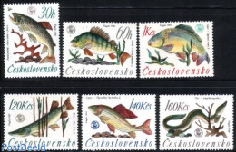 Czechoslovkia 1966 Fishing Games 6v, Mint NH, Nature - Fish - Fishing - Otros & Sin Clasificación