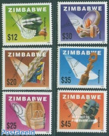 Zimbabwe 2002 Handicrafts 6v, Mint NH, Various - Textiles - Art - Handicrafts - Textil