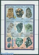 Comoros 1998 Minerals 9v M/s (9x400F), Mint NH, History - Geology - Isole Comore (1975-...)