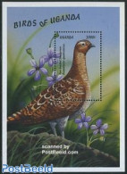 Uganda 1999 Bird S/s, Pterocles Quadicinctus, Mint NH, Nature - Birds - Poultry - Sonstige & Ohne Zuordnung