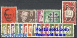 Germany, Berlin 1961 Year Set 1961 (20v), Mint NH - Unused Stamps