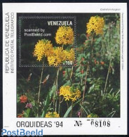 Venezuela 1994 Orchids S/s, Mint NH, Nature - Flowers & Plants - Orchids - Venezuela