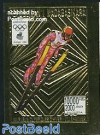 Madagascar 1994 Olympic Winter Games 1v, Gold Imperforated, Mint NH, Sport - Olympic Winter Games - Skiing - Ski