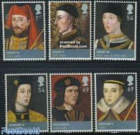 Great Britain 2008 Lancaster & York 6v, Mint NH, History - Kings & Queens (Royalty) - Unused Stamps