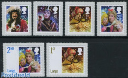 Great Britain 2008 Christmas 6v S-a, Pantomime, Mint NH, Performance Art - Religion - Theatre - Christmas - Unused Stamps