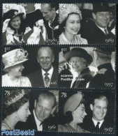 Great Britain 2007 Diamond Wedding 6v (3x[:]), Mint NH, History - Kings & Queens (Royalty) - Nuovi