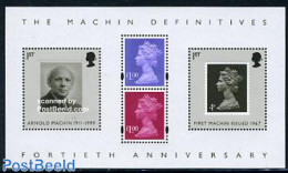Great Britain 2007 40 Years Machin Definitives S/s, Mint NH, Stamps On Stamps - Nuovi