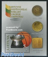 Lithuania 2003 Eur. Basketball S/s, Mint NH, History - Sport - Europa Hang-on Issues - Basketball - Sport (other And M.. - Europese Gedachte